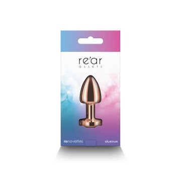 Buttplug Rear Assets Petite Rose Goud