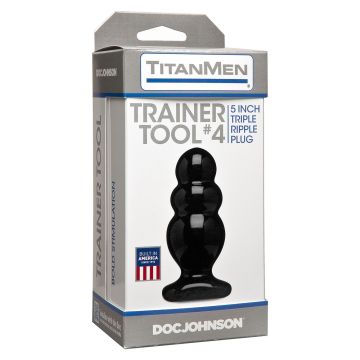 Titanmen - Bubble Buttplug Zwart