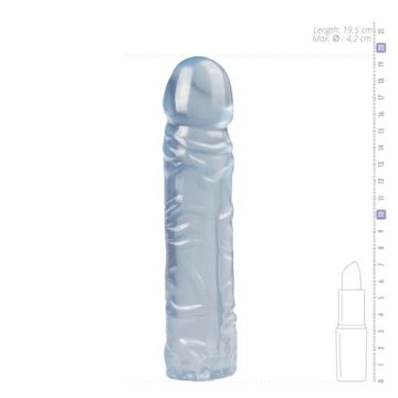 Crystal Jellies Classic dildo - Lichtblauw