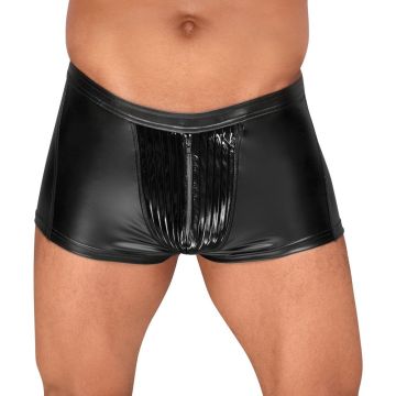 Wetlook Pants met Rits