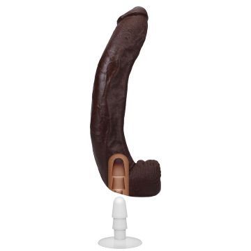 Dredd - Realistic ULTRASKYN Dildo - 34 cm - Bruin