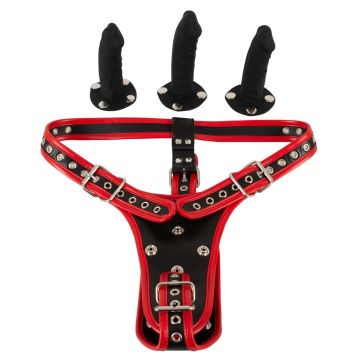 Verstelbare Strap-on String met Dildo - S/M