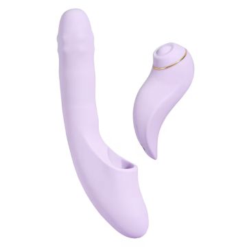 Svakom Vibrator en Pulsator DuoGlow - Paars