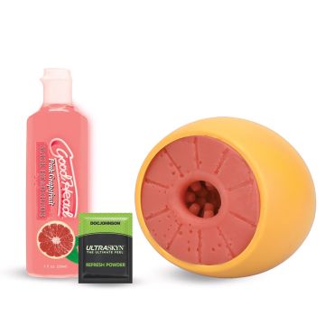 Masturbator Grapefruit Blowjob Set