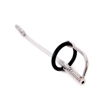 Kiotos Urethral Catheter met Geribbelde Plug L - 21 cm