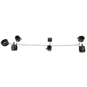 Complete Leren Bondage Set - Zwart