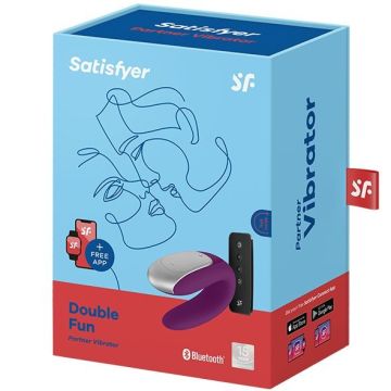Satisfyer Duo Vibrator - Double Fun Paars