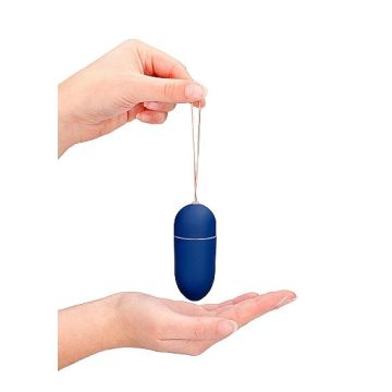 10 Speed Vibrerend Eitje - Blauw