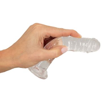 Realistische Dildo Met Zuignap - Transparant