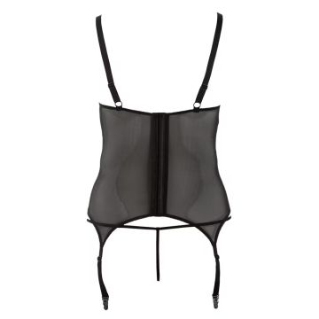 Zwarte Plussize Jarreteltop