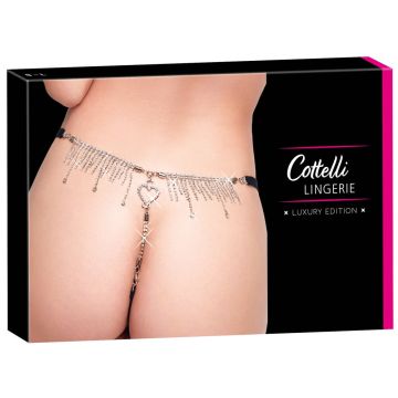 String met Strass-steentjes en Kettingen - Cottelli Lingerie
