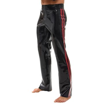 Latex Broek LateX Zwart/Rood