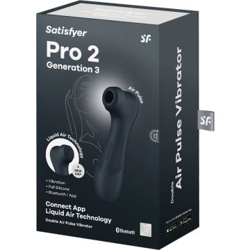 Satisfyer Pro 2 Generation 3 (Met App Control) - Donkergrijs
