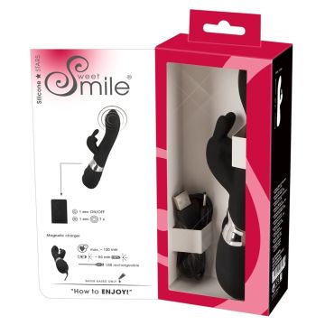 Sweet Smile Blacky Rabbit Vibrator - Zwart
