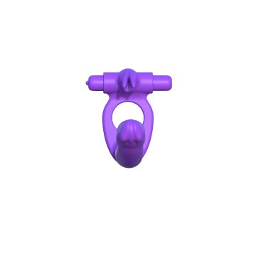 3- In-1 Double Penetration Ring + Vibratie