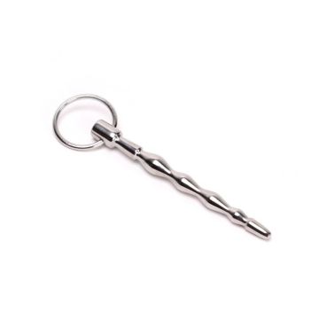 Kiotos Metalen Penisplug Deluxe Zilver - 13.5 cm