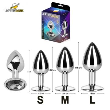 AfterDark Buttplug Diamond White - S
