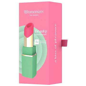 Womanizer Beauty Clitoris Stimulator in Lipstick-design - Groen