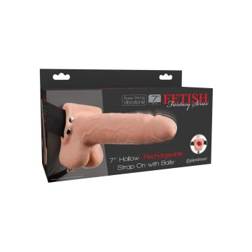 Holle Vibrerende Strap-on - 20.3 cm