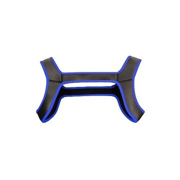 Ouch Puppy Play Neopreen Harnas - Blauw