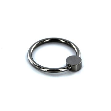 Stalen Eikelring met Button