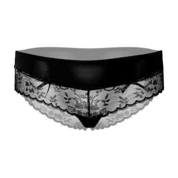 Daring Floral Lace Hipster - Zwart