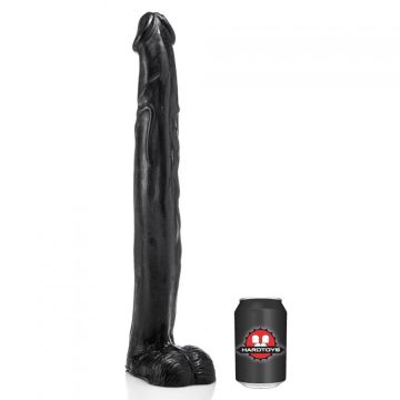 Zwarte Dildo Chris 43x6 Cm