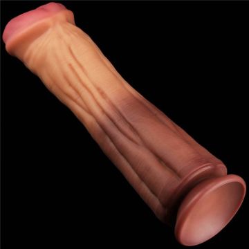 Realistische Dubbellaagse Dildo 12 Inch