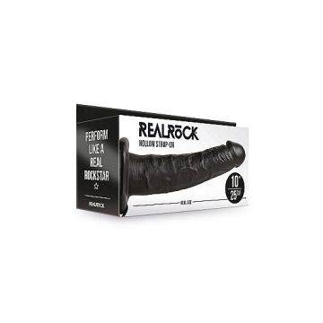 Strap On met Holle Dildo 25 cm - Zwart