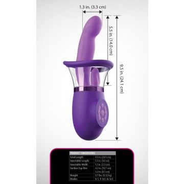 G-Spot Vibrator Met Zuignap Ultimate Pleasure Pro Plus