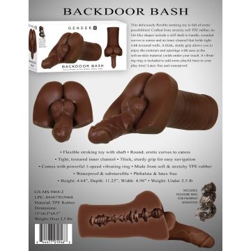 Gender X Masturbator Backdoor Bash - Donkerbruin