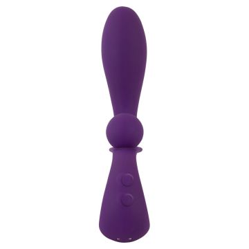 Sweet Smile Rabbit Vibrator met Vibrobalstimulator - Paars