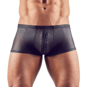 Mannenboxer Met Rits - Zwart