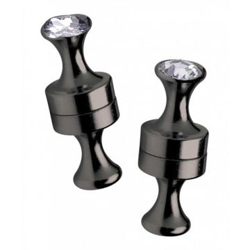 Tepel Klemmen Black Line Magnetische Power Pins 