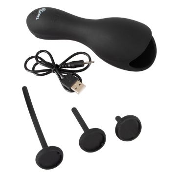 Eikel Masturbator met Opzetbare Dilator Set