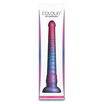 Stacked Dildo 30.6 cm - Roze/Blauw