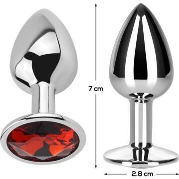 AfterDark Buttplug Red Rubby- S