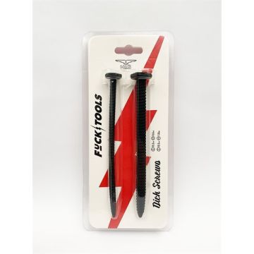 Siliconen Dilator Fucktools Dick Screws - Zwart
