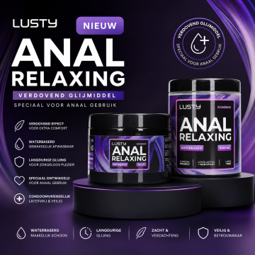 Lusty Numbing Anal Relaxing Glijmiddel - 500 ml