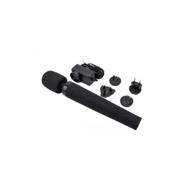 Pixey Wand Vibrator Deluxe Black Velvet - L
