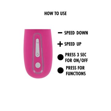 ToyJoy Rabbit Vibrator Exciting - Roze