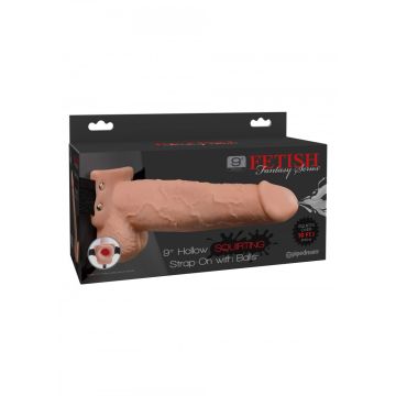 Holle Spuitende Strap-On Dildo - 23 CM
