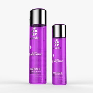 Zoete Framboos/Rabarber Waterbasis Massagemiddel- 120 ml