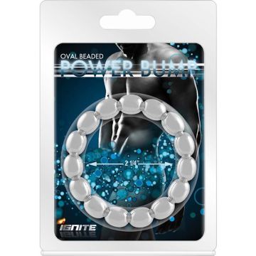 Si Ignite Power Bump Cockring Met Parels 5,7 cm