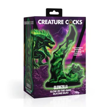 Monster Dildo Creature Cocks Glowzilla - Glow-in-the-Dark Silicone