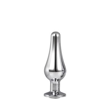 Buttplug Gleaming Love Zilver - Small