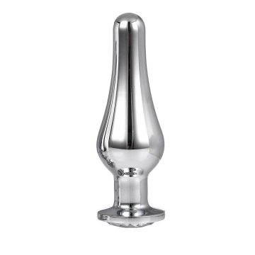 Buttplug Gleaming Love Zilver - Large