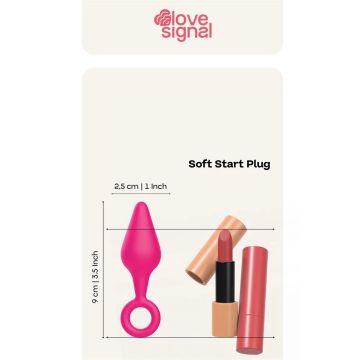 Dreamtoys Buttplug Soft Start - Rood