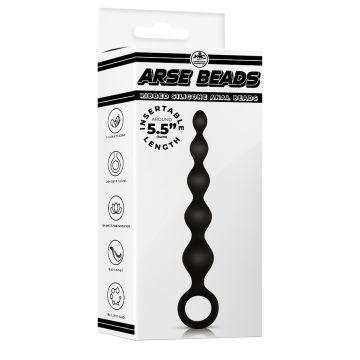 Anal Beads Ribbed 17 cm
