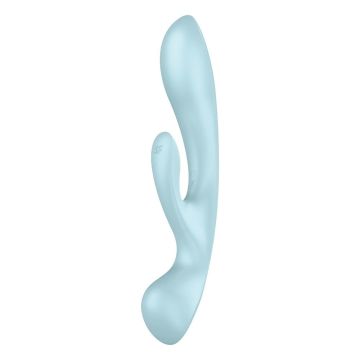 Satisfyer Multi Vibrator Triple Oh - Licht Blauw